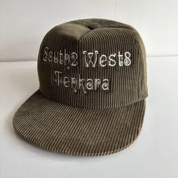 South2 West8 코듀로이 캡 올리브