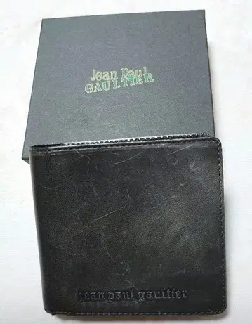 Jean Paul Gaultier 접이식 지갑 블랙