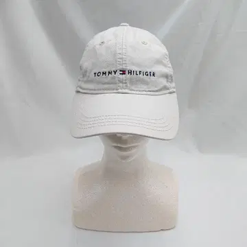TOMMY HILFIGER 야구 모자 로고 캡 베이지