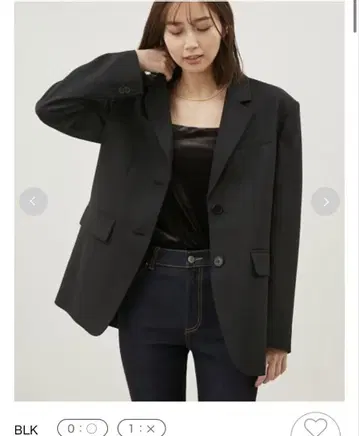 Mila Owen 블랙 테일러드 자켓