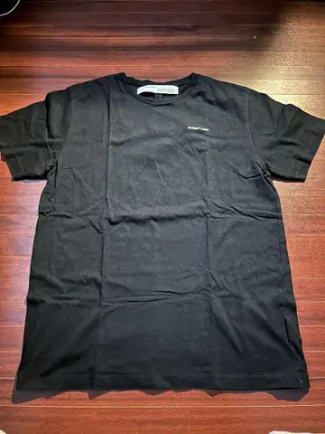 OFF-WHITE MAIN LABEL 블랙 티셔츠