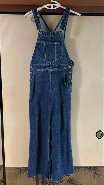 LAGUA GEM BLEUET DENIM OVERALLS 오버롤