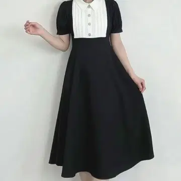 An Mille 프론트 턱 엘리 원피스