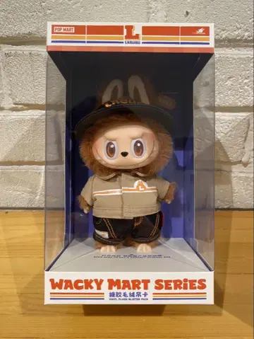 Labubu Wacky Mart 시리즈 봉제 인형 펜던트