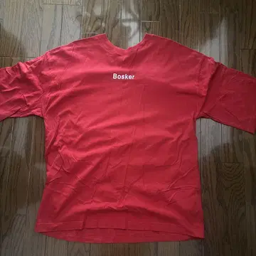 Bosker 그래픽 티셔츠 레드