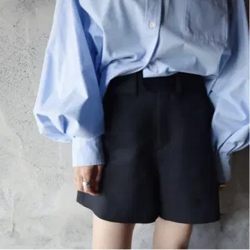신상품 epa 에파 하이웨스트 숏팬츠 블랙