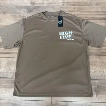 HIGH FIVE FACTORY 브라운 티셔츠 M 사이즈