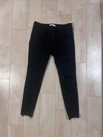 azul by moussy 데미지 데님 M 블랙
