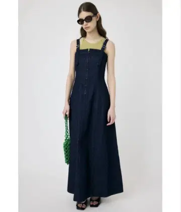 MOUSSY ZIP UP DENIM 드레스 M