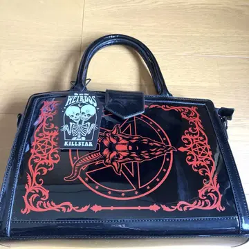 QOOZA 백 bag 빨검 고스로리 펑크