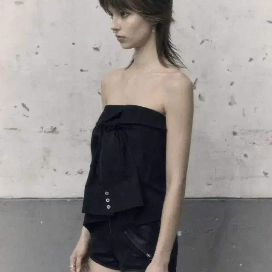 【BOHEMIAN SEOUL】25ss UNBALANCED DRAPE SKIRT Draped skirt