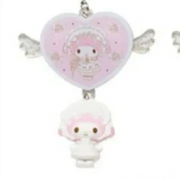 My Melody & Kuromi 테마 스토어 한정판 참 A 화이트 보닛