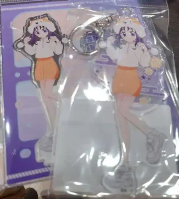 프리티 스토어 아키타 코코로 아크릴 스탠드, 키링 세트