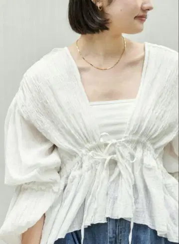 plage RIAM SWEET 블라우스 화이트