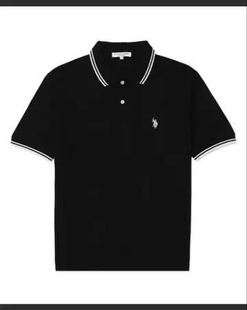 블랙 피케 셔츠 M 사이즈