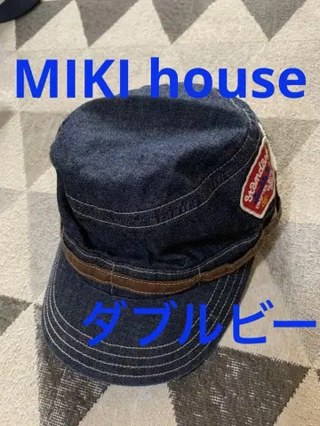 MIKI house DOUBLE.B 데님 캡 M 사이즈