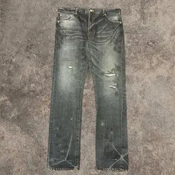 Archive 스웨거 데님 데미지 팬츠 y2k