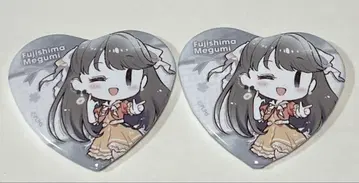 러브 라이브 렌노소라 KADOKAWA 하트 캔뱃지 후지시마 지 2개 세트
