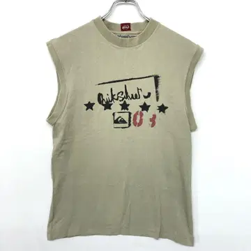 Quiksilver 올드 00s 스트릿 서핑 구제 의류 슬리브리스 T