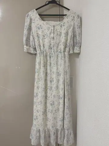 evelyn 미니 꽃무늬 롱 원피스