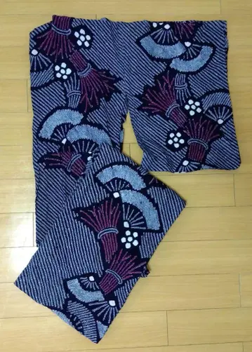 유카타  조리  부채 패턴