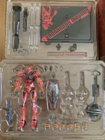 METAL ROBOT SIDE MS 빨간색 건담 비트 없음