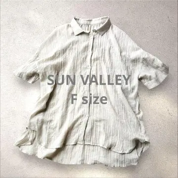 SUN VALLEY] 선 밸리 소프트 거즈 오분 소매 셔츠 F