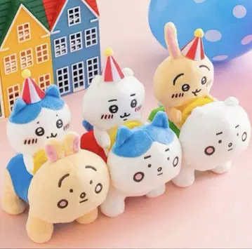 치이카와 랜드 피포포 봉제 인형 3개 세트 치이카와 하치와레 토끼