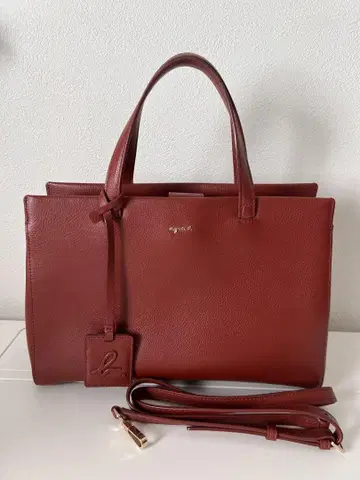 agnes b. Voyage 애니에스베 보야주 토트백 가죽