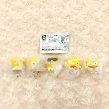 스펀지밥 치코토 피규어 전 5종 풀 컴프