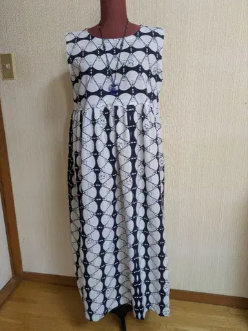 유카타 리메이크 원피스 개더 원피스 길이 114