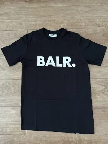 BALR. 로고 티셔츠 블랙