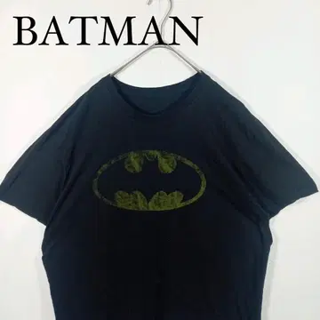 BATMAN 배트맨 로고 티셔츠 DC 배트 시그널 L 아메리칸 코믹스