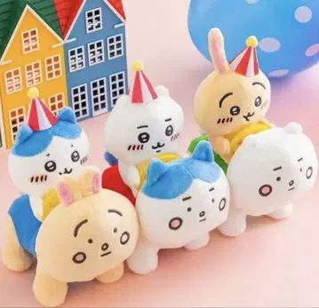 치이카와 랜드 피포포 봉제 인형 3개 세트 치이카와 하치와레 토끼