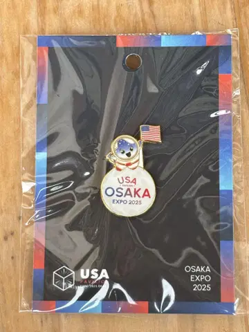 USA OSAKA EXPO 2025 핀 배지
