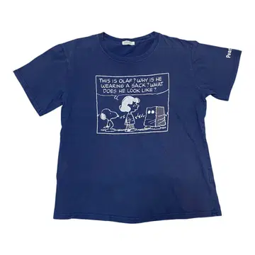 구제 의류 PEANUTS 티셔츠 SNOOPY 스누피