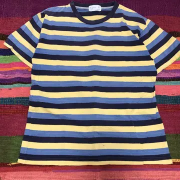 vintage 90s 구제 의류 에네스베 멀티 보더 티셔츠