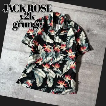 2000년대 JACK ROSE 알로하 셔츠 y2k 그런지