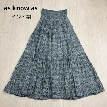 as know as 아즈노아즈 티어드 원피스 인도산