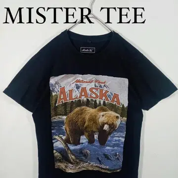 Mister Tee 알래스카 곰 티셔츠 애니멀 프린트 M