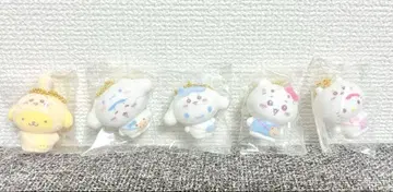 치이카와 산리오 플로키 마스코트 참 5종 세트