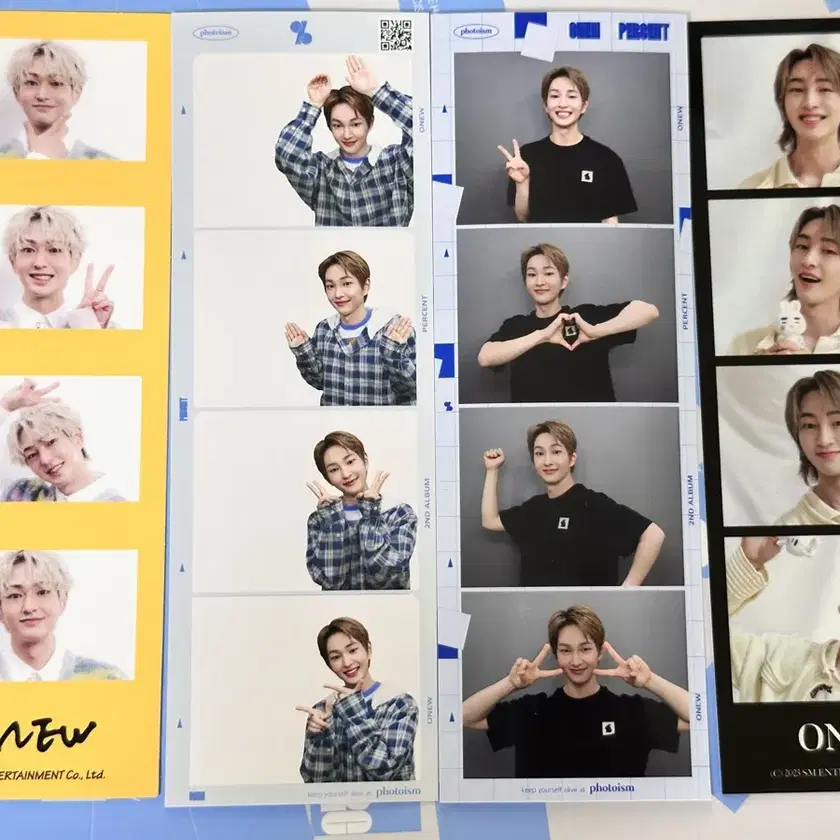 Onew Photism Pop Up Store four-cut goods, etc. 4 sheets in