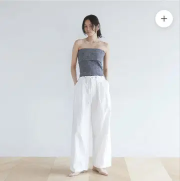 searoomlynn 2tuck 나일론 볼륨 팬츠 화이트