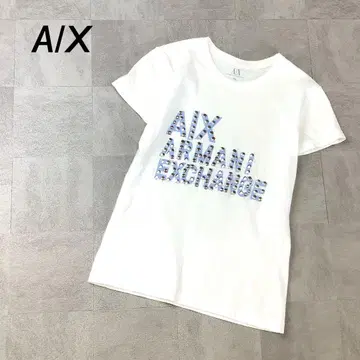 새상품급 USA제 ARMANI Exchange AX 스터드 로고 티셔츠