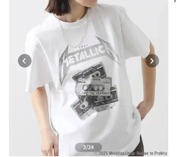 2025 여름 새상품 그레디 브릴리언트 METALLICA 티셔츠