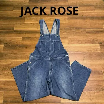 JACK ROSE 데님 오버롤 빈티지 가공