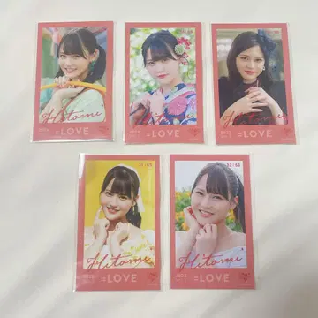 =LOVE 이코러브 미니 포토 카드 vol.1 타카마츠 히토미 컴프