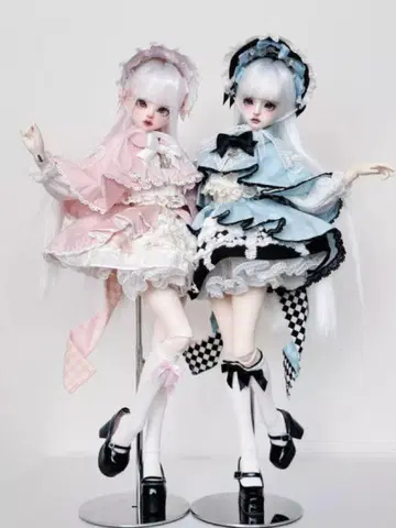 Afly SDM 드레스 세트 스카이블루 인형 의류