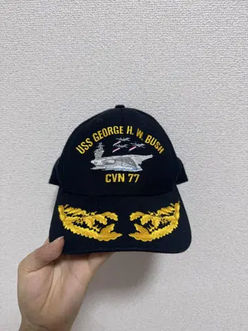 USS GEORGE H. W. BUSH CVN 77 캡