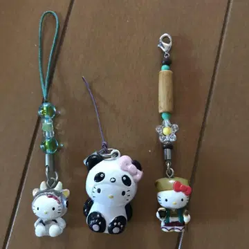 헬로키티 스트랩 3개 세트
